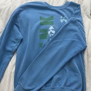 Blue Pink Floyd band crewneck sweatshirt